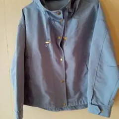 GU フード付きマウンテンパーカー ブルー