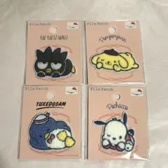 サンリオ パイルワッペン 4点セット セリア