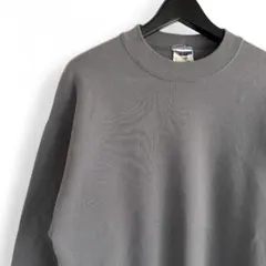 90s ヴィンテージ JERZEES 無地スウェット チャコールグレー K8