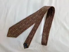 KIMIJIMA collection　赤茶系 パターン入り ネクタイ