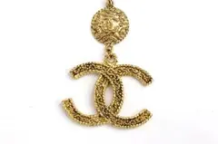 612a8> CHANEL シャネル チェーンネックレス ココマーク 美品