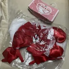 赤いサテンレースヘッドドレス　サンリオ　ハローキティ　カチューシャ