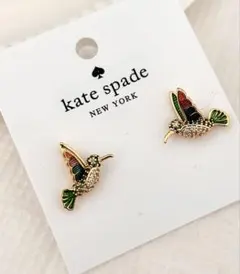 新品♠ケイトスペード ハミングバードピアス