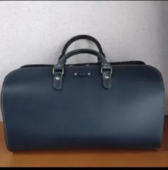 【未使用】HERTZ ボストンバッグ 黒 馬革 革にウォッシュ加工を施した普段使いのミニボストン「革鞄のHERZ