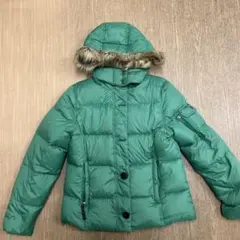 LL Bean グリーンダウンジャケット