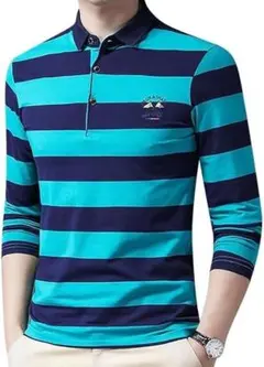 ポロシャツ 長袖 メンズ ゴルフウェア ゴルフシャツ 吸汗速乾 軽量通気