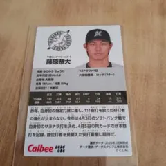 プロ野球チップス第二弾　藤原恭大