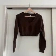 H&M クロップドニット 長袖