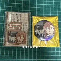 名探偵コナン　場面写トレーディングメタリックミニアクリルスタンド　缶バッジ