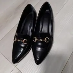 【Menue】ポインテッド　トゥ　5cmヒールローファー/22.5cmのサムネイル
