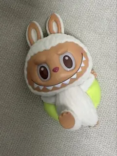 LABUBU フィギュア ウサギ フロッキー加工