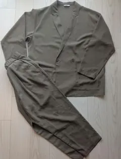 グローバルワーク　メンズ　セットアップ　ブラウン　Lサイズ