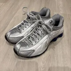 Nike Shox スニーカー US 9 シルバー/ホワイト/ブルー