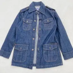 70s ビッグボーン　デニムジャケット　Gジャン　アメカジ　ヴィンテージ　1点物