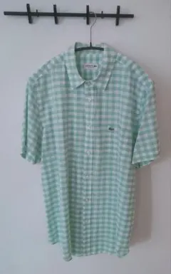 LACOSTE ラコステ ギンガムチェック 半袖シャツ FR41 USM/Lのサムネイル