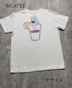 MILKFED. バックプリント Tシャツ ホワイト Ｆサイズのサムネイル