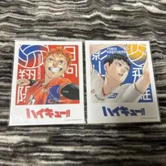 ハイキュー 影山飛雄 日向翔陽 フォトカード ステッカー
