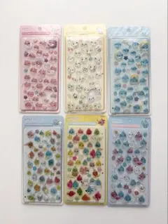 【お得!!】しずくちゃん　シール6枚セット