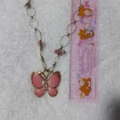 ANNA SUI蝶モチーフ ネックレス
