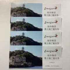 飯田グループHD株主優待券　江の島アイランドスパ利用券4枚のサムネイル