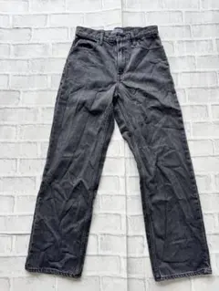 【美品】ユニクロ × JW ANDERSON デニムパンツ 28インチ ブラック