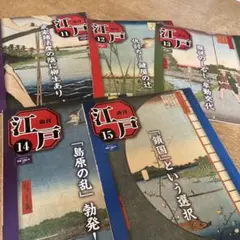 週刊 江戸 11号〜15号 5冊セット デアゴスティーニ