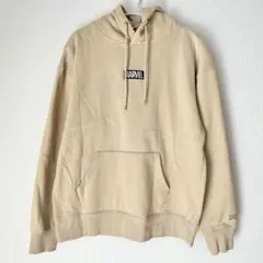 MARVEL マーベル　パーカー　トレーナー　ベージュ　スウェット　L