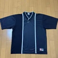 90s NIKE 銀タグ フットボール ゲームシャツ M 黒