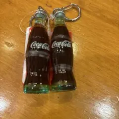 コカコーラ クリアキーホルダー　 Coca-Cola ボトル型キーホルダー