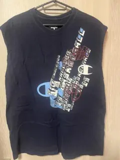 Champion タンク ノースリーブ ネイビー Lのサムネイル