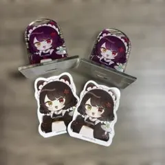 にじさんじ　チョコエッグ　アクリルスタンド シール　2セット　犬亥とこ