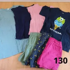 ワンピース Ｔシャツ ショートパンツ GU ユニクロ 130 まとめ売り！