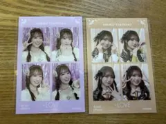 イコラブ　瀧脇笙古　4カットフォト　魔法少女衣装、貴族衣装