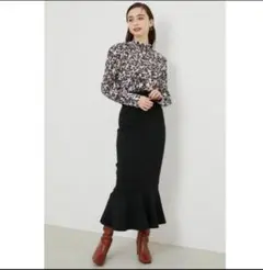 【美品】 rienda カットマーメイドハイウエストスカート