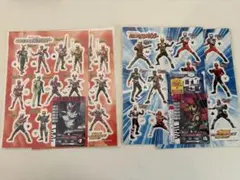 仮面ライダーバトル　ガンバライド　カード　シール　セブンイレブン　平成ライダー