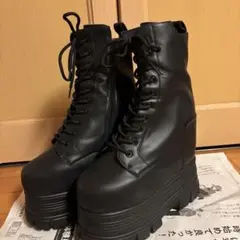 18cm シークレットシューズ 淘宝網 厚底ブーツ タオバオ コスプレ L