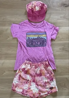 patagonia バギーズショーツ　キャップ　Tシャツ　5Tセット