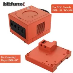 GC ゲームキューブ ゲームボーイプレイヤー シェル オレンジ レッド ブラック