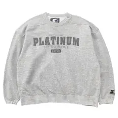 USA 古着 スターター 企業系 スウェット トレーナー プリント グレー