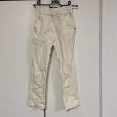 アプレレクール　ガールズ長ズボン　白　130cm