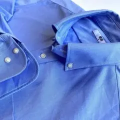 ユニクロ　ドライノンアイロン　ジャージースリムB.D.シャツ　M