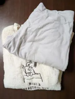 ユニクロフリース　スヌーピー　ルームウェア