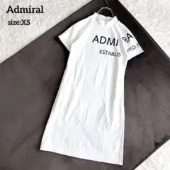 Admiral アドミラル ゴルフ 半袖ワンピース モックネック ホワイト XSのサムネイル
