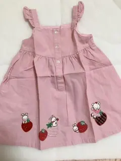 ファミリア　ワンピース　ジャンパースカート　100