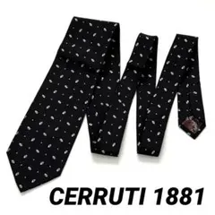 CERRUTI 1881　セルッティ1881　ネクタイ　総柄　ブラック系のサムネイル