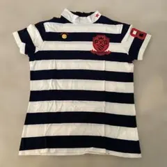 PEARLY GATES ストライプ モックネック サイズ0