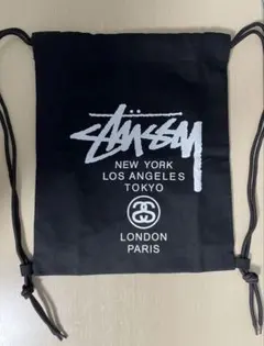 Stüssy ドローストリングバッグ ブラック