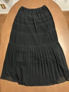 黒　ロングスカート　ローリーズファーム