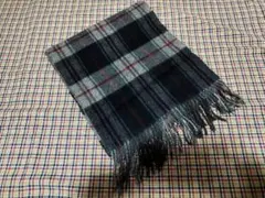★送料無料！リバーシブルチェック柄マフラー★良品！
