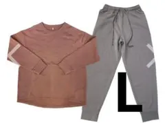 レディース　スウェット　セット　パンツ　スウェットパンツ　l